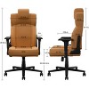 Gaming Chair Modern with Lumbar Support and Adjustable Arms for Home Office 22in Wide Seat - 3irtyhousy - 4 of 4