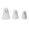 Transpac Light Up Dolomite Ghost Set of 3 - Halloween Decorative Objects for Spooky Home Decor - 3 of 4