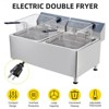 Electric Fryer, Deep Fryer Stainless Steel Electric Deep Fryer with Basket, Electric Countertop Fryer for Restaurant & Home - 3 of 4
