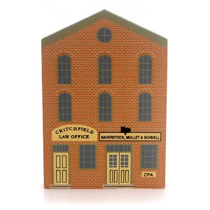Cat's Meow Village 5.5 Inch Cpa / Law Office Everyday Decorative Village , Series Ix Retired (1PC) - 1 of 4