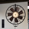 Ludomide 20" Industrial Wall Mount Ceiling Fans with Lights, LED Waterproof Caged Fan with Remote and APP Control for Patios, 360°Manual Adjustment - 2 of 4