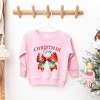 The Juniper Shop Coquette Christmas Girly Toddler Graphic Sweatshirt - 2 of 3