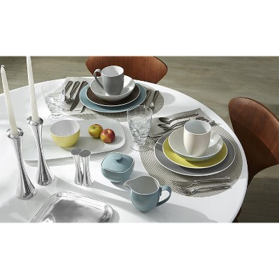 Set of 4 Assorted Color Ceramic Bowls for Cereal, Salad, Soup
