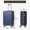 COZONY 20" Hardside Carry-On Spinner, Expandable Lightweight Suitcase with TSA Lock - 2 of 4