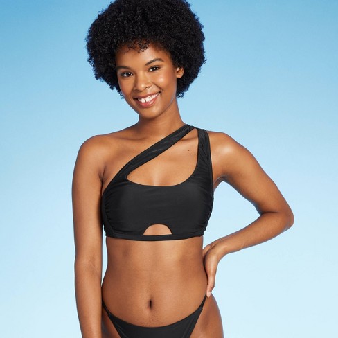 Target black best sale bikini top