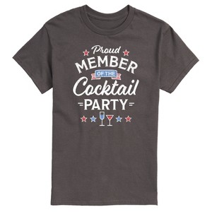 Men's - Instant Message - Cocktail Party Short Sleeve Graphic T-Shirt - 1 of 4