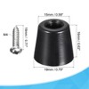 Unique Bargains Rubber Non-Slip Furniture Pads with Stainless Steel Washer and Screws - 2 of 4