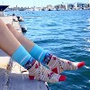 Happy Vacationing Robot on the Beach Socks from the Sock Panda (Men's Sizes Adult Large) - 3 of 4