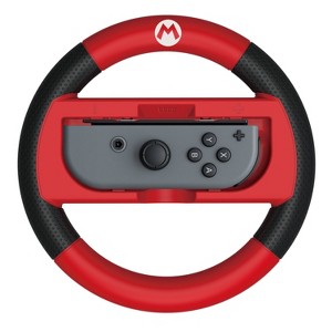 Hori Nintendo Switch Deluxe Wheel Attachment - Mario Kart 8 Deluxe - Mario - 1 of 4