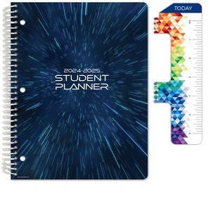 Global Datebooks Secondary Student Planner AY 2024-2025 - Block Style - 8.5"x11" (Galaxy) - 1 of 4