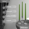12 inch Taper Candles Set of 12 - Dripless and Smokeless Candle Unscented - Slow Burning Candle Sticks Are Perfect As Thanksgiving Taper Candles - 4 of 4