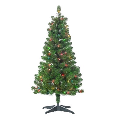 Sterling 48-Inch High Southern Pine Pre-Lit Tree with Multi-Color Lights