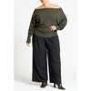 ELOQUII Women's Plus Size Slouchy Sweater - 4 of 4