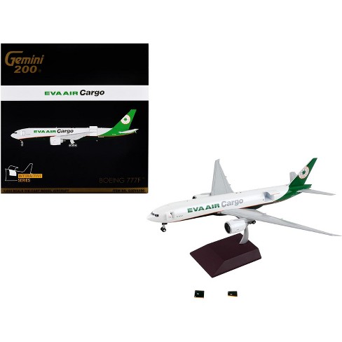 Boeing 777F Commercial Aircraft White w/Green Tail 