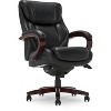 La-Z-Boy Bellamy Executive Office Chair Black: Ergonomic, Swivel, Adjustable Height, Wood Frame - 3 of 4