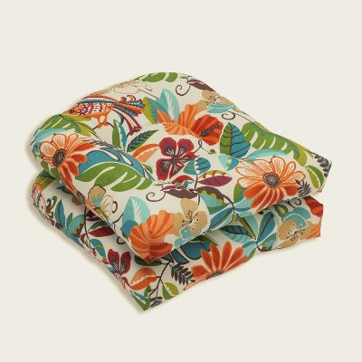 Lensing Jungle Outdoor Cushion Set - White - Pillow Perfect