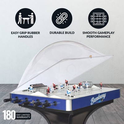 Breakaway 45" Blue Polycarbonate Dome Hockey Table with LED Scoring
