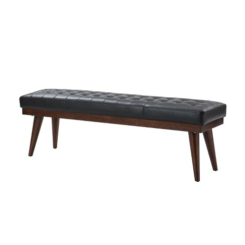 Genuine leather deals bedroom bench