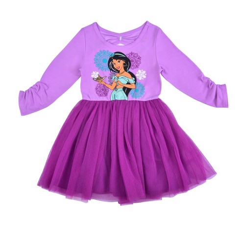 Disney Princess Jasmine Long Sleeve Tutu Dress for Kids Girls - image 1 of 2