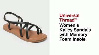 Women’s Kailey Sandals with Memory Foam Insole - Universal Thread™