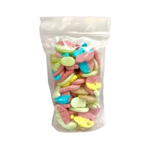 BUBS Swedish Candy Mix - Sweet & Sour Swedish Gummies- Vegan and Gluten Free - Big Skulls, Diamonds, Logs & More - 1 of 4