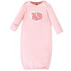 Hudson Baby Infant Girls Cotton Gowns, Girls Woodland, 0-6 Months - 4 of 4