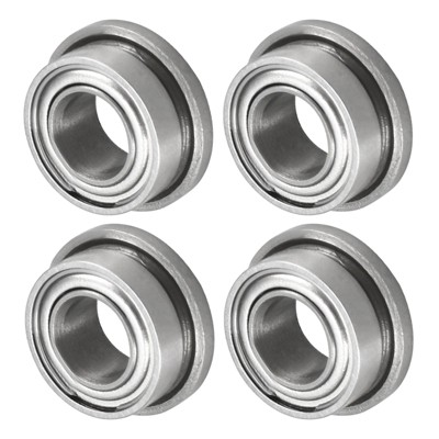 Unique Bargains Chrome Steel Multipurpose Use Flanged Ball Bearing 4 1/8" x 1/4" x 7/64"