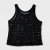 Women's Embellished Crochet Tank Top - A New Day™ - 4 of 4