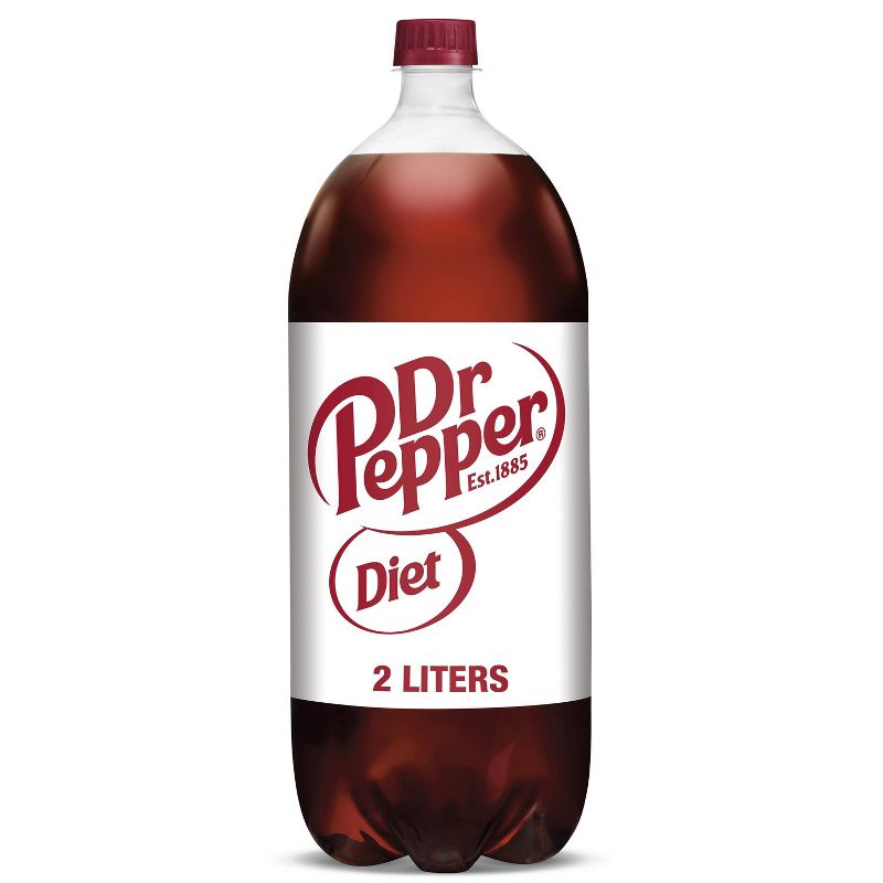 Diet Dr Pepper Soda - 2 L Bottle, 1 of 7