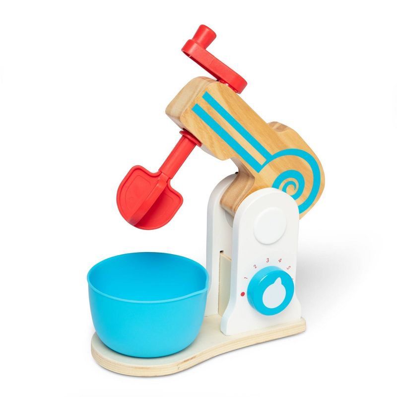 Melissa &#38; Doug Wooden Make-a-Cake Mixer Set (11pc) - Play Food and Kitchen Accessories, 5 of 17