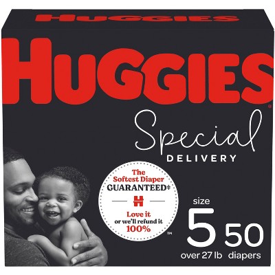 Huggies Special Delivery Hypoallergenic Baby Disposable Diapers Super Pack - Size 5 - 50ct