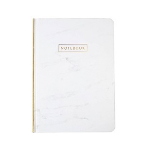 Lined Journal 5"x 7.25" Marble with Gold Foil - DesignWorks Ink - 1 of 4