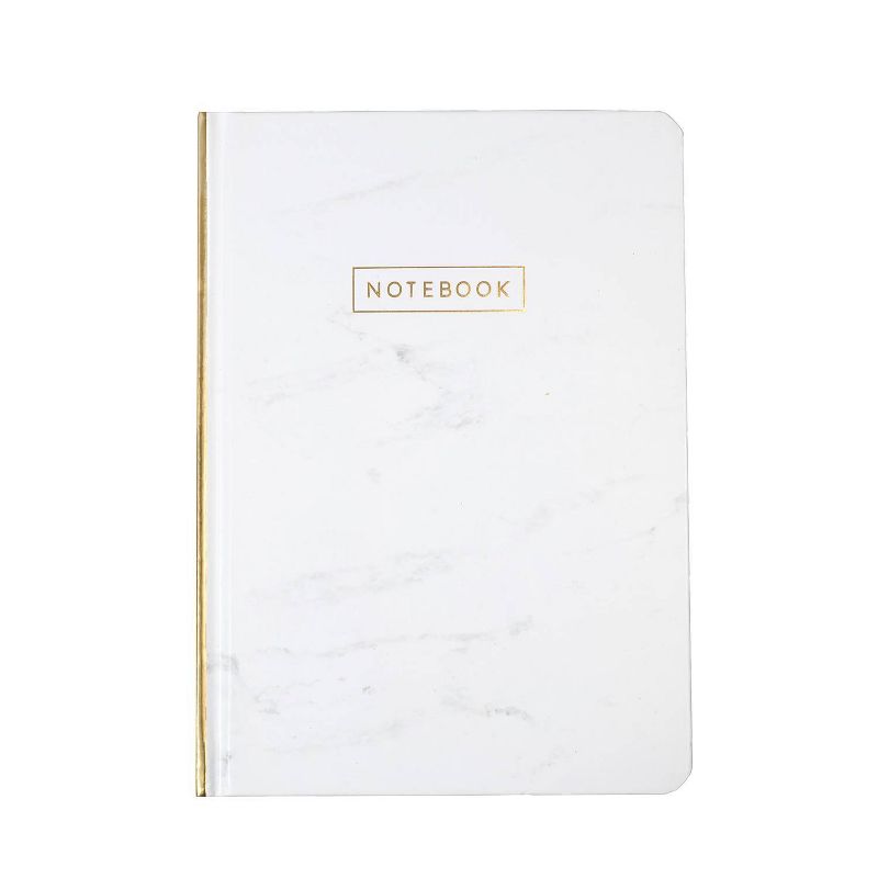 Lined Journal 5"x 7.25" Marble with Gold Foil - DesignWorks Ink, 1 of 11