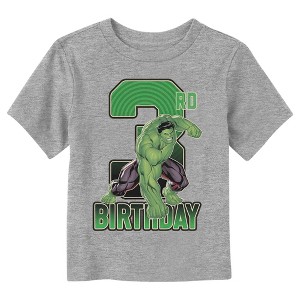 Toddler's Marvel 3rd Birthday Hulk T-Shirt - 1 of 3