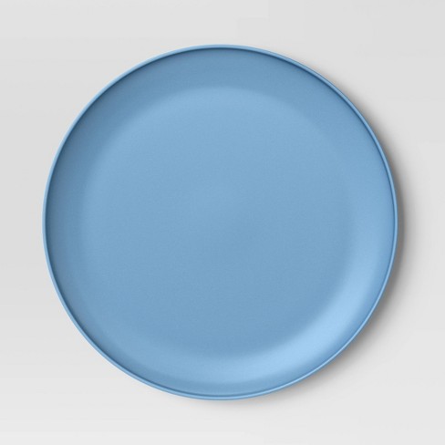 10.5 Plastic Dinner Plate Blue Room Essentials Bpa free Microwave Dishwasher Safe Recycled Material Target