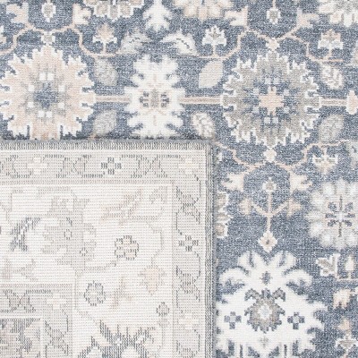 Ivory Elegance 5' x 8' Hand-Knotted Wool & Viscose Area Rug
