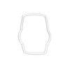Unique Bargains Car Interior Console Multimedia Button Cover Multimedia Knob Frame for BMW - 2 of 4