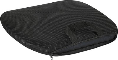 FOMI Blue Gel Orthopedic Seat Cushion Pad with Black Cover