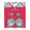 Hallmark Snowman Snow Globe Earrings - 4 of 4
