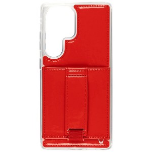 Walli Cases Red Radiance In Clear Phone Case with Wallet and Finger Strap - 1 of 4