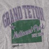 Grand Teton National Park State Line Adult T-Shirt Athletic Heather - 2 of 4