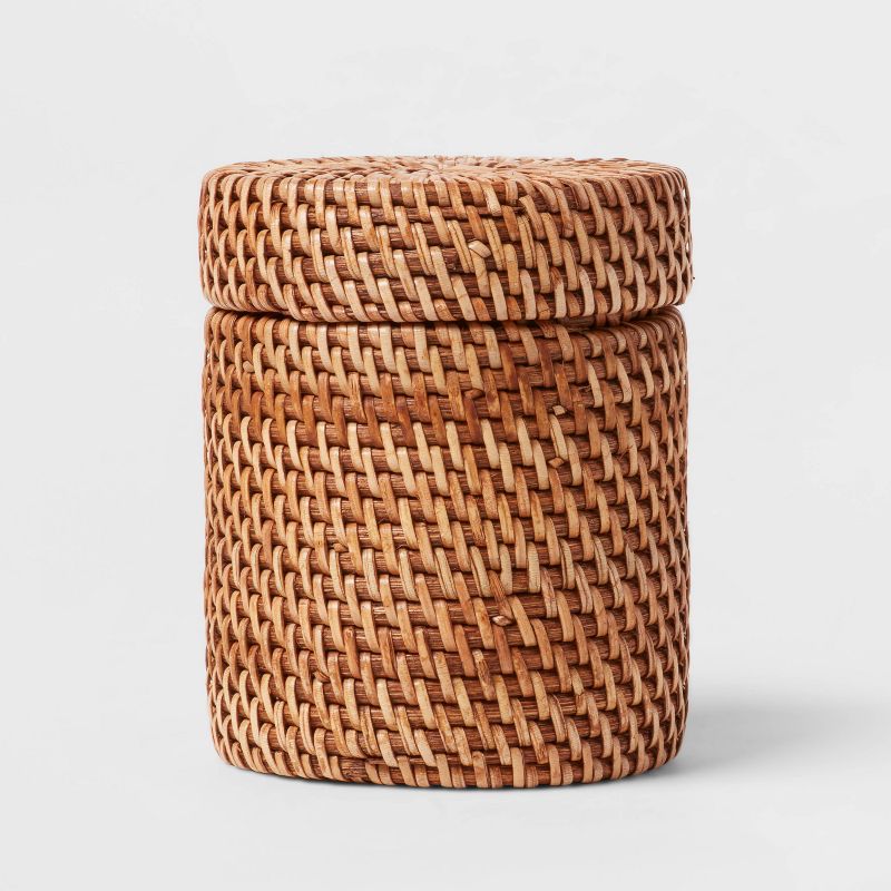 Rattan Canister Light Brown - Threshold&#8482;, 1 of 6