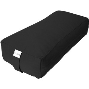 Sol Living Yoga Bolster Pillow with Removable Cover Rectangle - 1 of 4