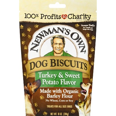 Newman's Own Turkey & Sweet Potato Biscuits Dog Treat - 10oz