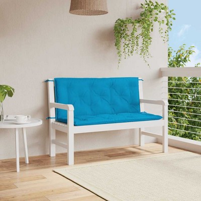 vidaXL Garden Bench Cushion Set of 2 Light blue