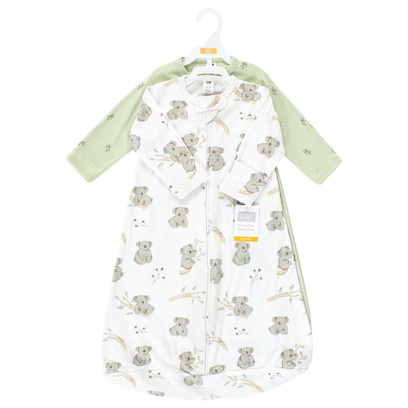 Hudson Baby Cotton Long-Sleeve Wearable Sleeping Bag, Sack, Blanket, Cuddly Koala Long Sleeve, 2 of 5