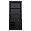 Okak Rotating Bookshelf, Storage Shelves with 5 Tiers, Tall Bookcase for Books and CDs, Storage Organizer for Living Room, Bedroom, Office, Wood - 3 of 4
