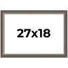 PosterPalooza | Weathered Black Picture Frame - UV Acrylic, Backing Board, Hanging Hardware Included - 2 of 4