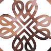 Slickblue Decorative Celtic Wall Art – Irish Steel Shamrock Leaf or Celtic Cross Design, 12", 5 Finishes - 3 of 4