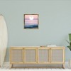 Stupell Industries Pink Heart Ocean Sunrise Floating Frame Canvas Art, Gold, 25" x 25" - 3 of 4